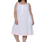 La Cera Sleeveless Gown With Contrast Embroidery - La Cera