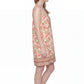 La Cera Floral Spaghetti Strap Chemise - La Cera