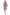 Printed Short Cotton Robe - La Cera