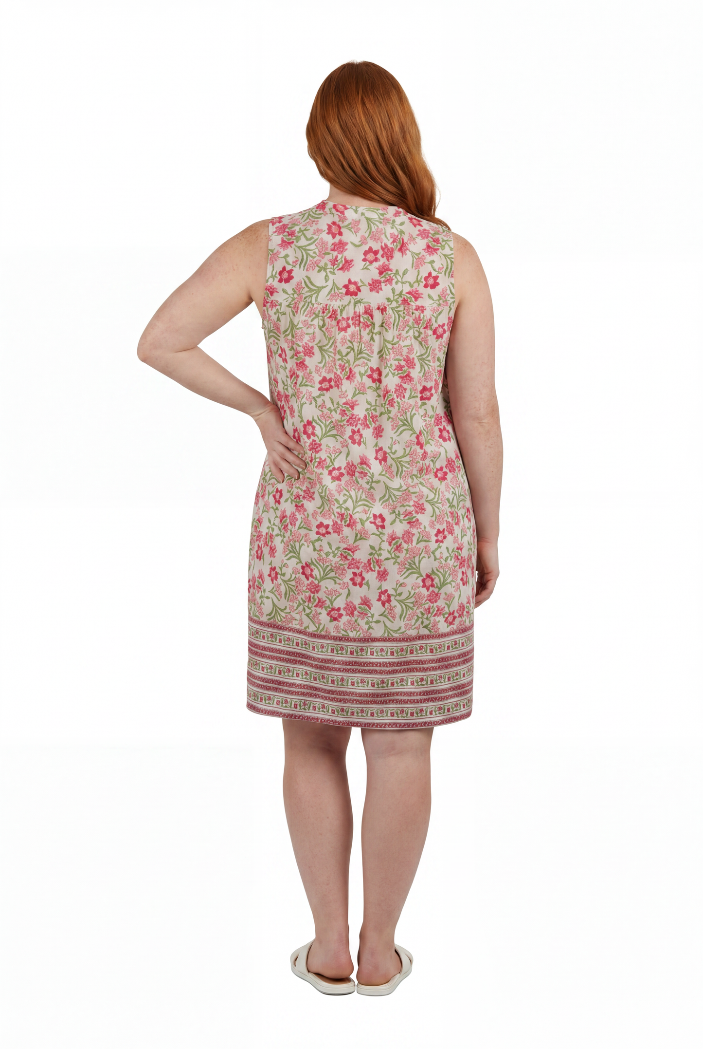 La Cera Sleeveless Yoke Chemise