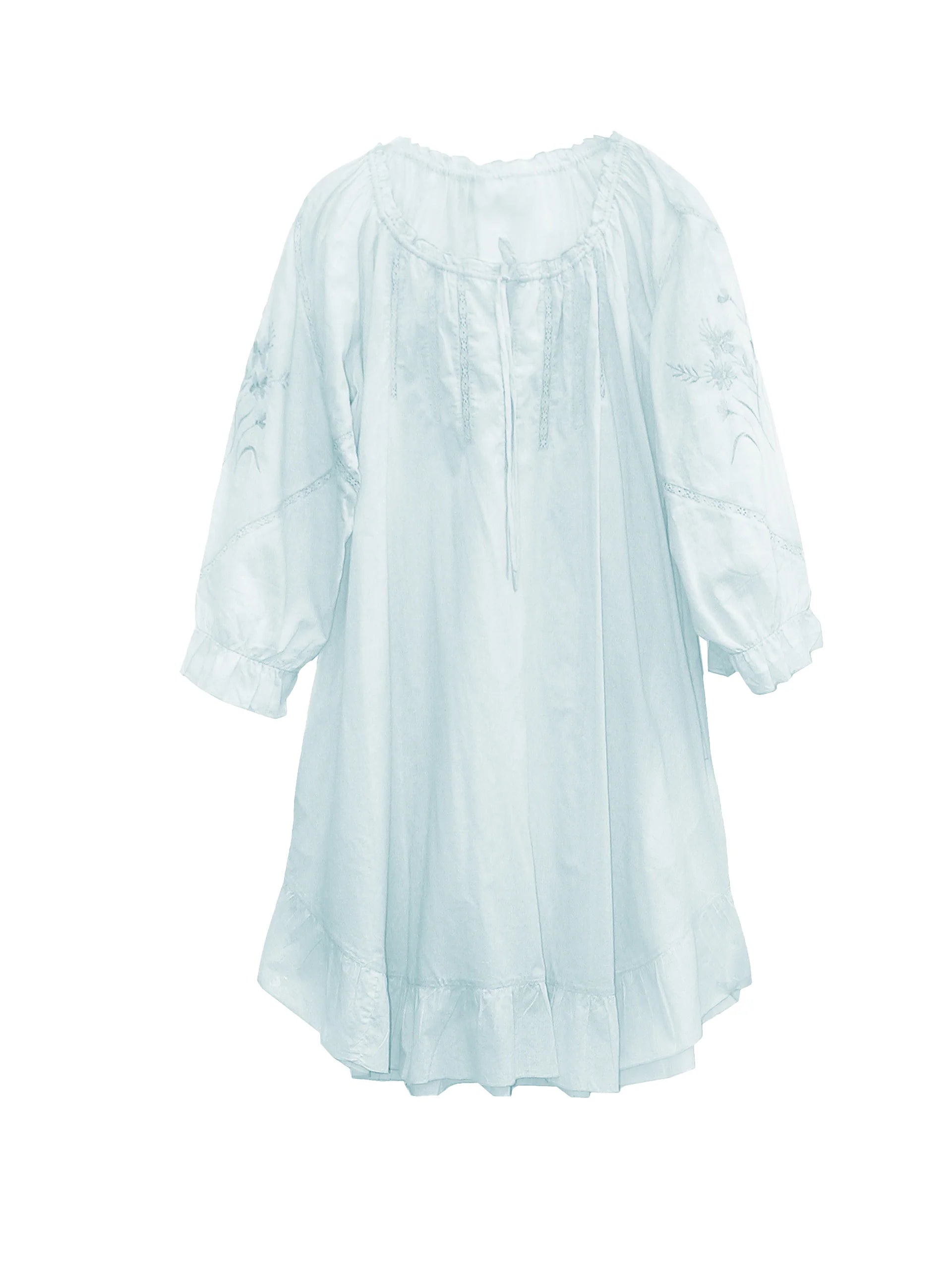 La Cera Soft Cotton Poet Shirt - La Cera