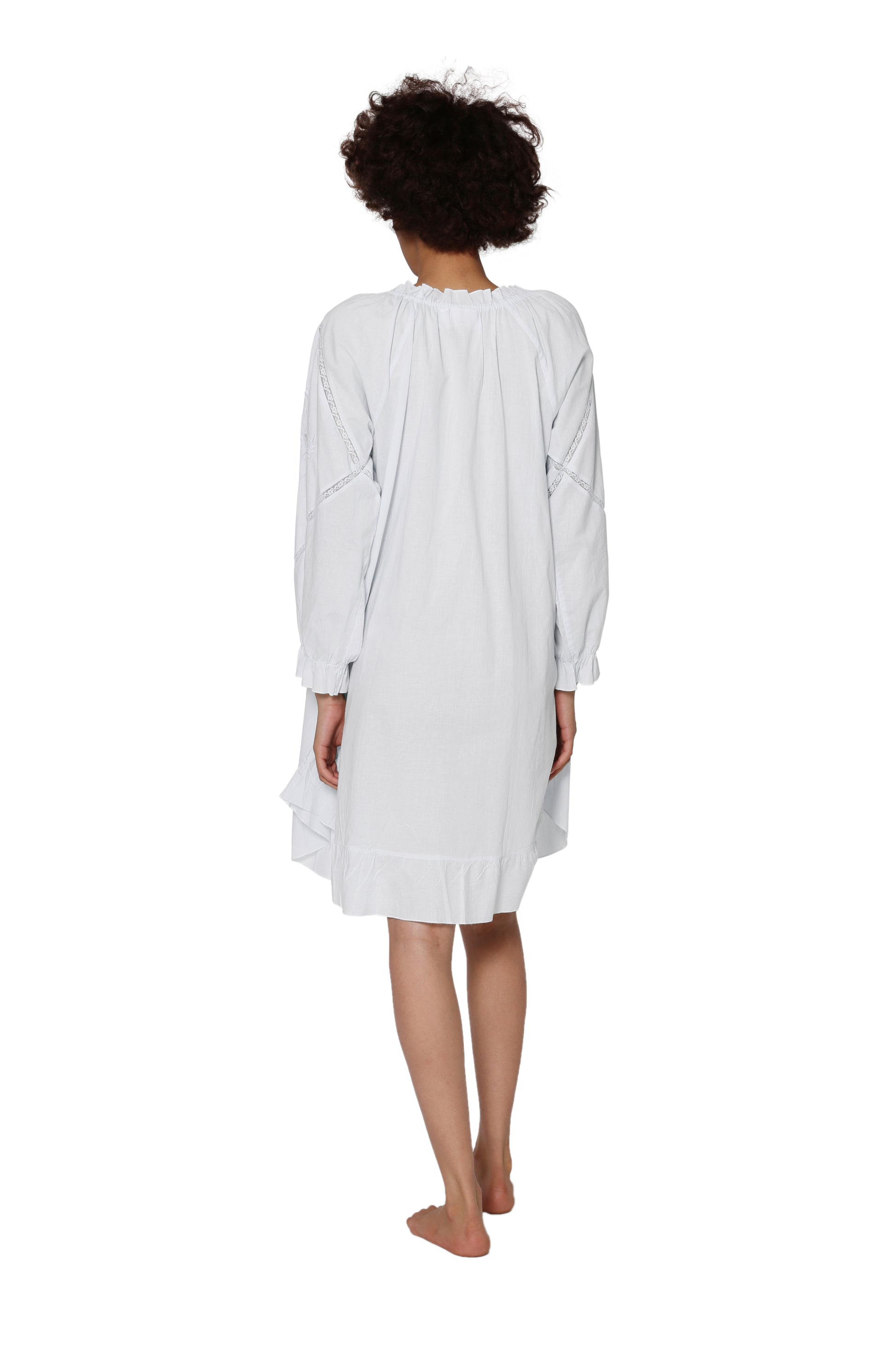 La Cera Soft Cotton Poet Shirt - La Cera