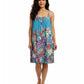 Wildflower Border Cotton Chemise - La Cera