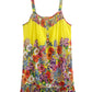 Wildflower Border Cotton Chemise - La Cera