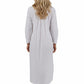 100% Cotton Long Sleeve Gown - La Cera