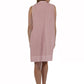 La Cera 100% Cotton Plus Size Leno Stripe Chemise