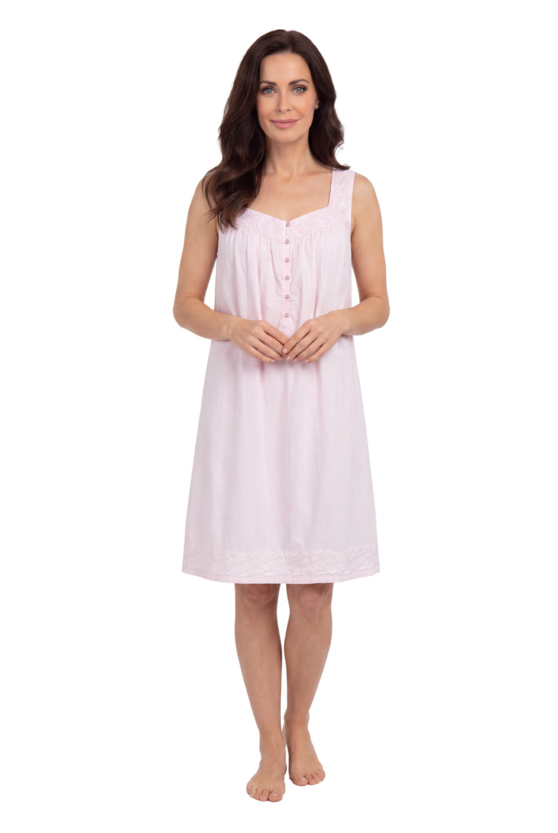 La Cera Hand Embroidered Chemise - La Cera