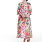 100% Cotton Tropical Floral Nightgown - La Cera