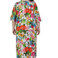 La Cera Plus Size Blooming Garden Gown - La Cera