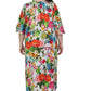 100% Cotton Tropical Floral Nightgown - La Cera
