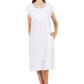 Embroidered Cotton Gauze Nightgown