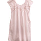 La Cera 100% White Cotton Embroidered Sweetheart Chemise - La Cera