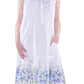 La Cera Primrose Border Print Gown - La Cera