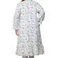 La Cera Rose Vine 100% Cotton Robe - La Cera