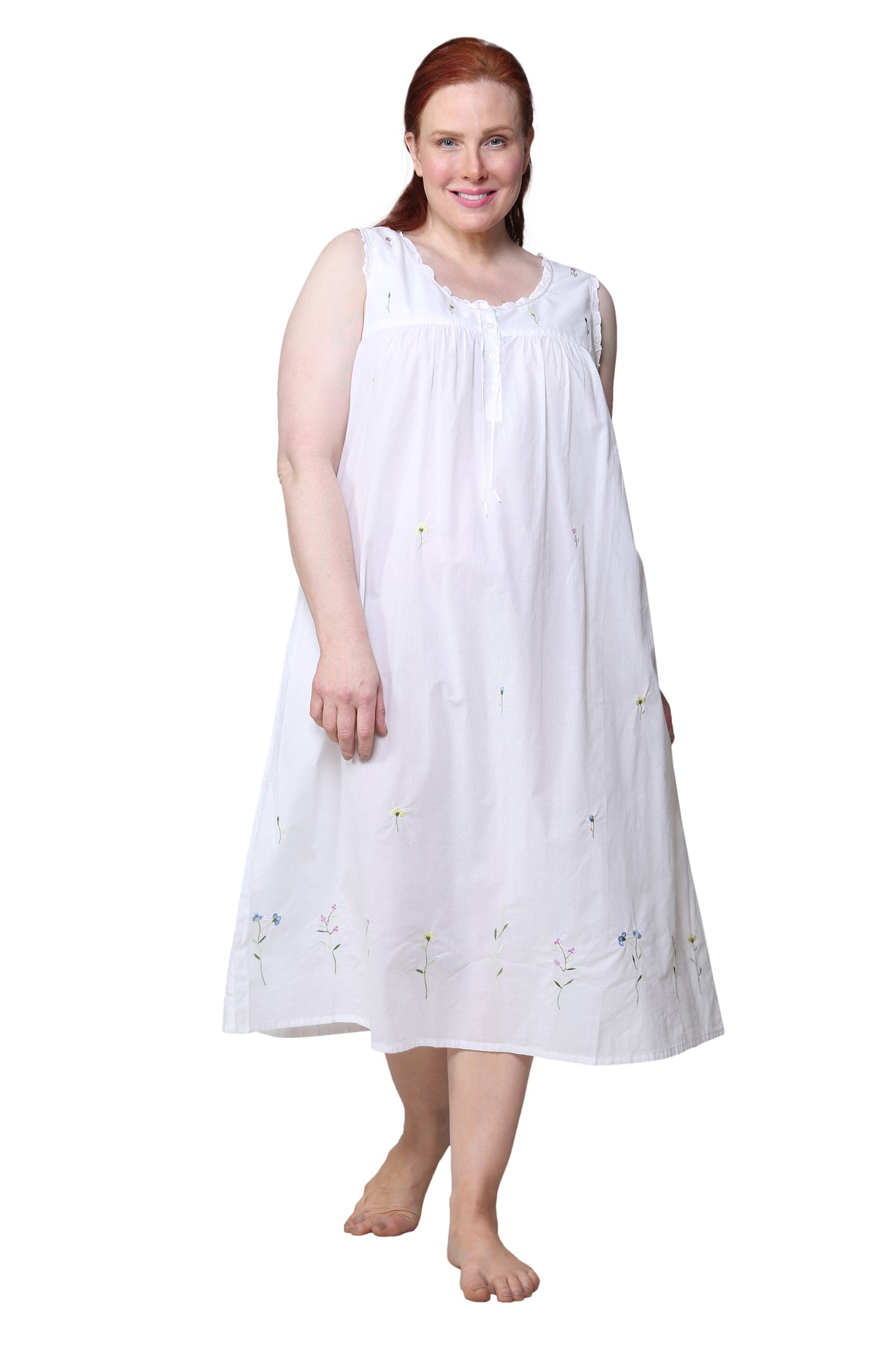 Breath of Spring Cotton Gown - La Cera