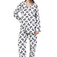 Whimsical Skunk Flannel Pajamas Set - La Cera