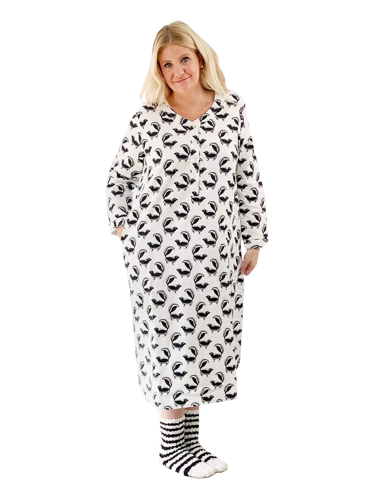 Flannel Night Shirt - La Cera