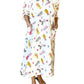 100% Cotton Flannel Snap Front House Dress