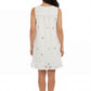 La Cera Embroidered Flower Chemise - La Cera