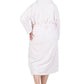 Plus Rose Print Sheered Minky Wrap Robe