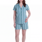 La Cera Stripe Printed Cotton PJs in a Bag - La Cera