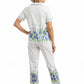 La Cera Forget Me Not Print PJ - La Cera