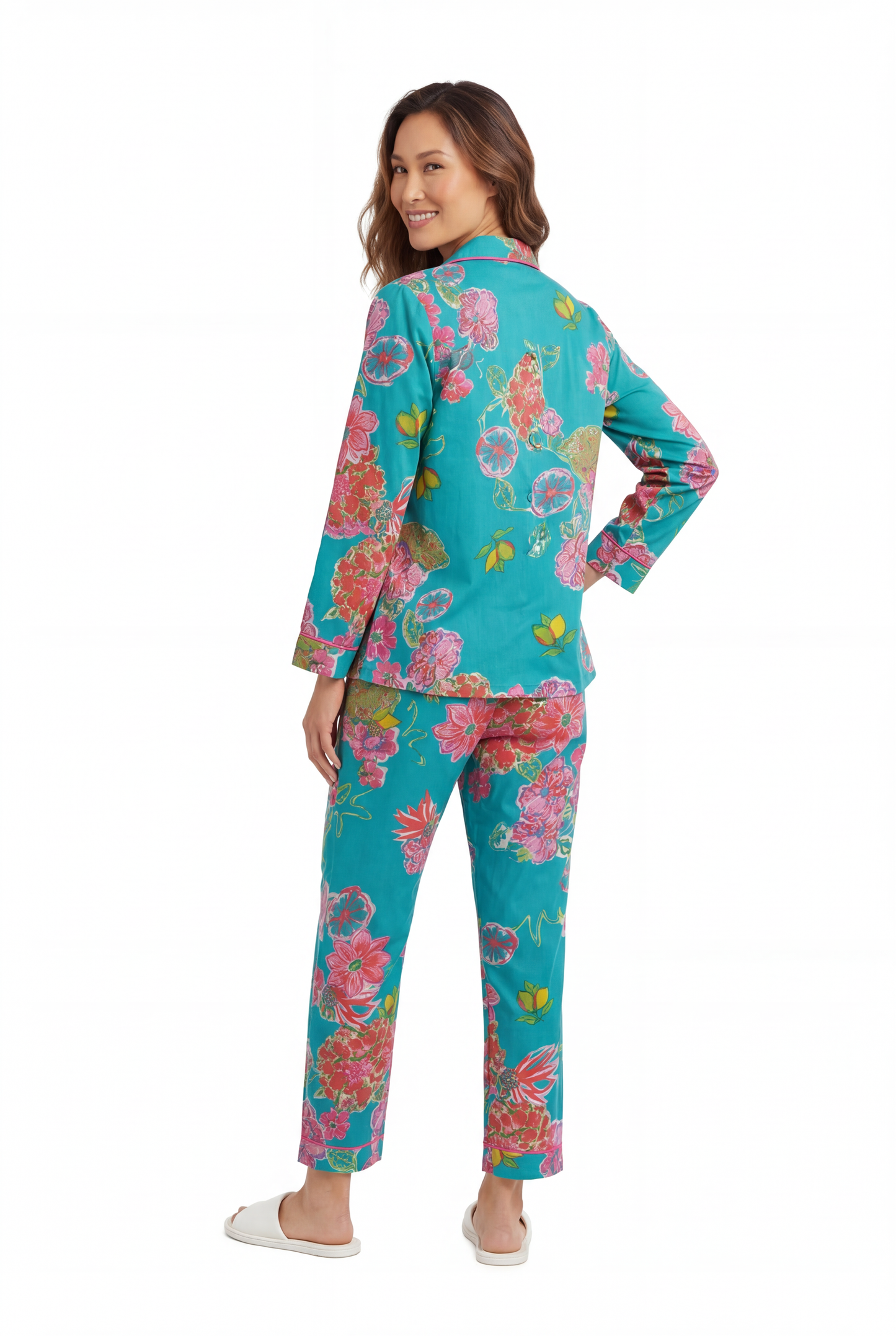A La Carte by La Cera 100% Cotton Long Sleeve PJ in a Bag