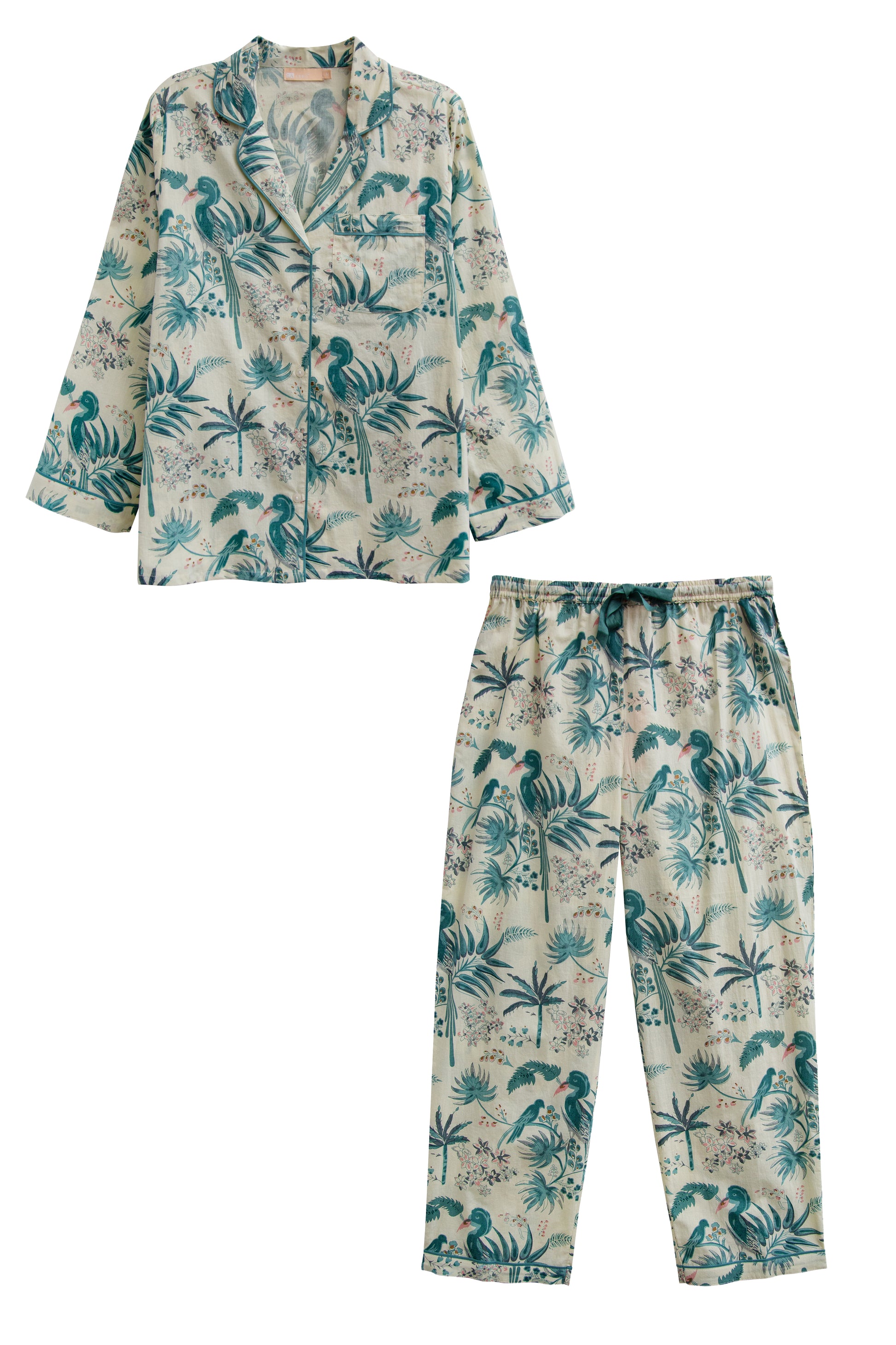 A La Carte by La Cera 100% Cotton Long Sleeve PJ in a Bag - La Cera