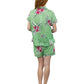La Cera Hibiscus Print Boxer PJ