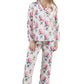 La Cera Cotton Pajama Set Peach - La Cera