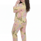 La Cera Cotton Lotus Pajama Set - Plus Size - La Cera