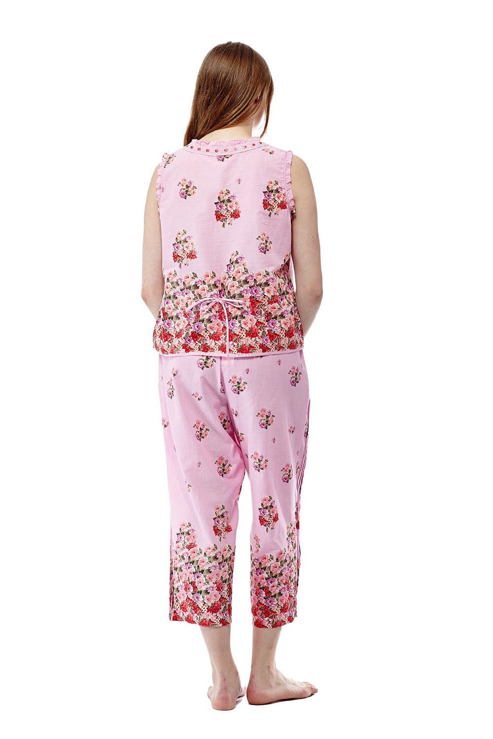 100% Cotton Sleeveless Floral PJs - La Cera