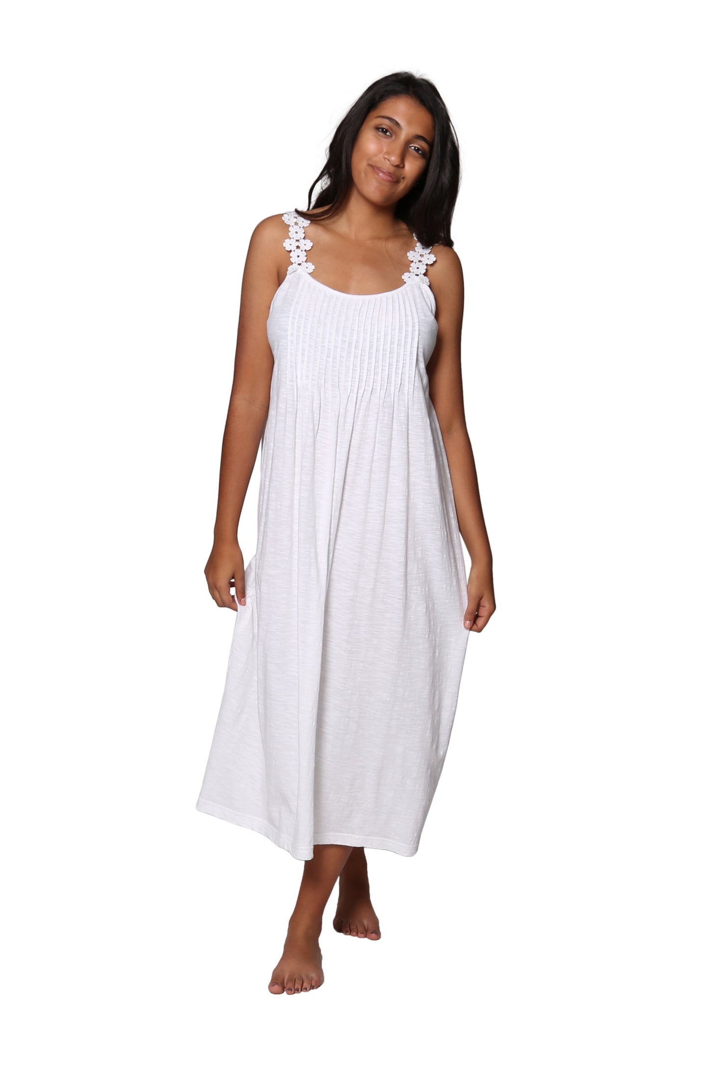 Daisy Chain 100% Cotton Knit Gown
