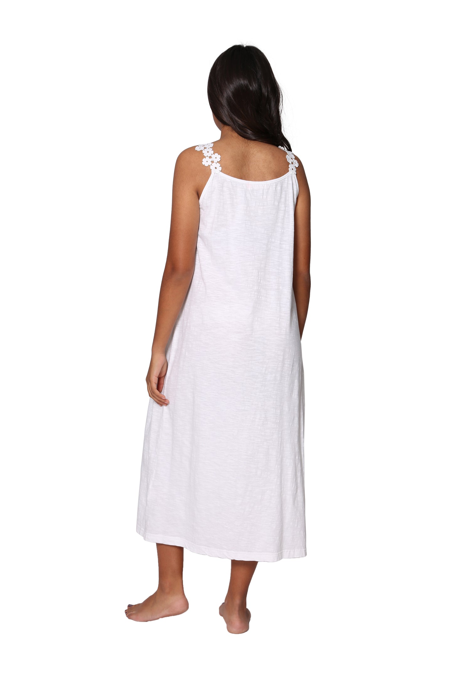 Daisy Chain 100% Cotton Knit Gown