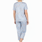 Cotton Knit Capri PJ