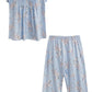 Cotton Knit Capri PJ