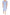 La Cera Blue Posies Cotton Knit Chemise - La Cera