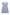 La Cera Blue Posies Cotton Knit Chemise - La Cera