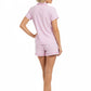 La Cera Pin Stripe Cotton Knit Boxer PJ - La Cera