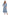 La Cera 3/4 Sleeve Square Neck Tier Dress - La Cera
