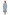 La Cera 3/4 Sleeve Square Neck Tier Dress - La Cera