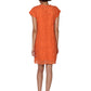La Cera Medallion Lace Cap Sleeve Dress