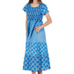 La Cera Cap Sleeve Smock Tier Dress - La Cera