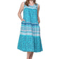 La Cera 100% Cotton Border Print Dress - La Cera