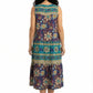 La Cera 100% Cotton Border Print Dress - La Cera