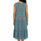 La Cera 100% Cotton Border Print Dress - La Cera
