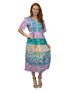 La Cera Cotton Voile Tiered Dress - La Cera