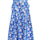 100% Cotton Sheeting Royal Bouquets Sundress - La Cera