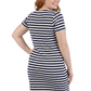 La Cera Terry Cap Sleeve Zip Up Chemise