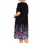 La Cera 100% Cotton Knit Summertime Garden Dress